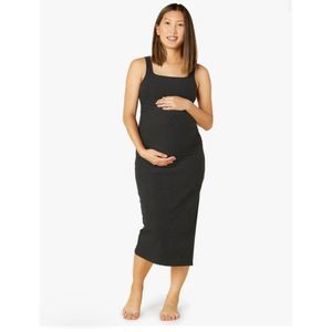 NWT Beyond Yoga Maternity Spacedye Icon Ruched Midi Dress XS